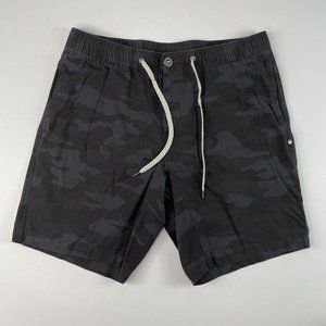 Vuori Mens Ripstop Shorts Dark Camo Size Large
